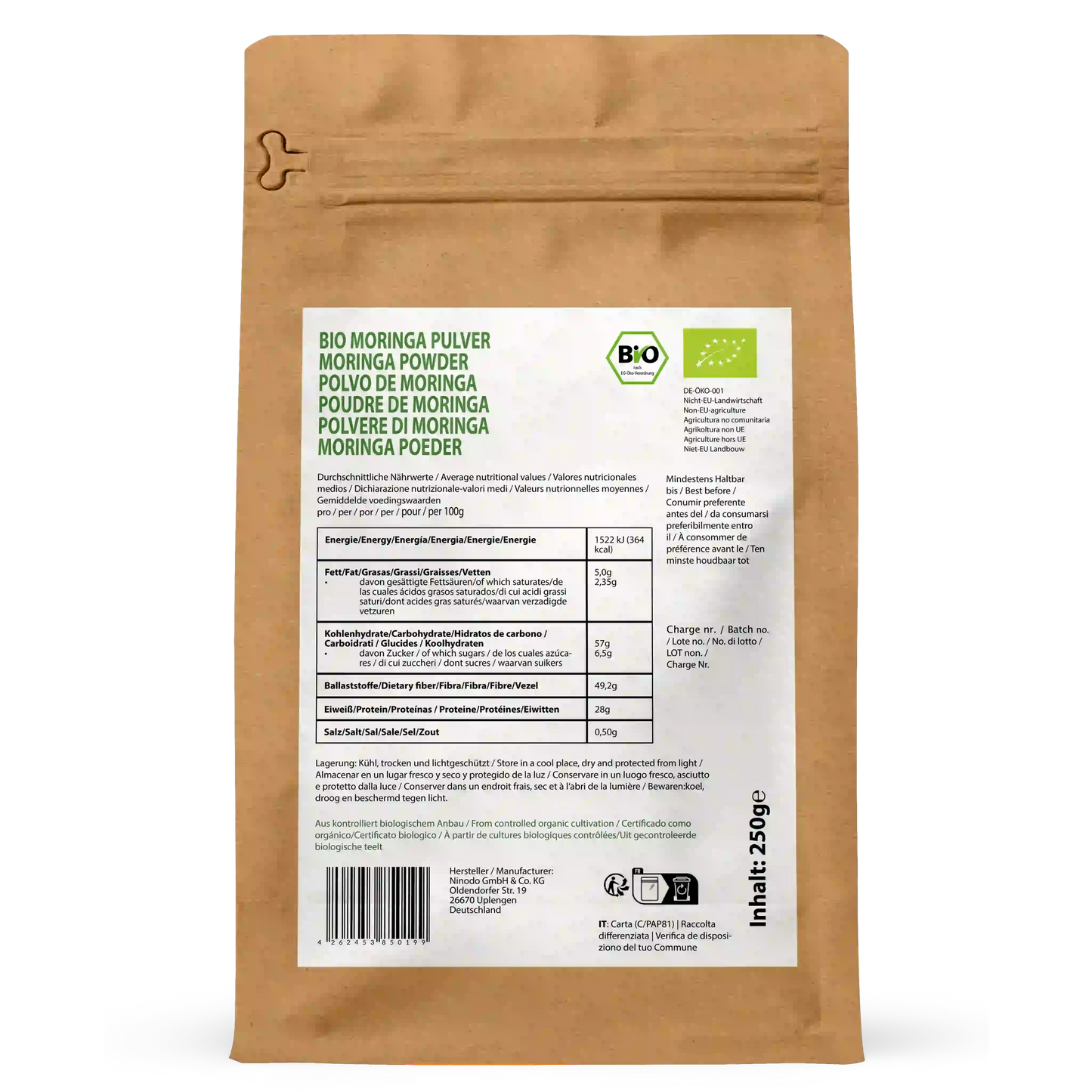 Bio Moringa Pulver