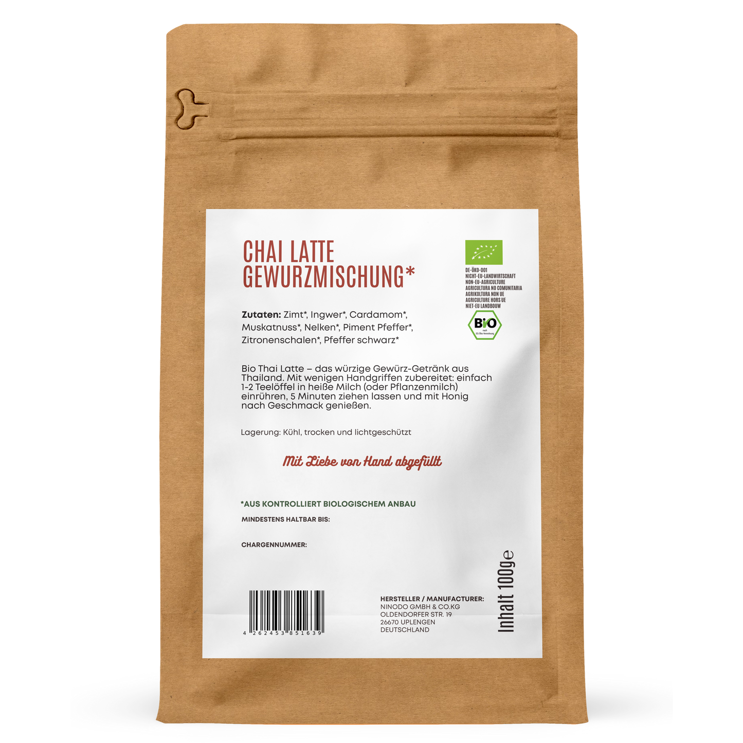Bio Chai Latte