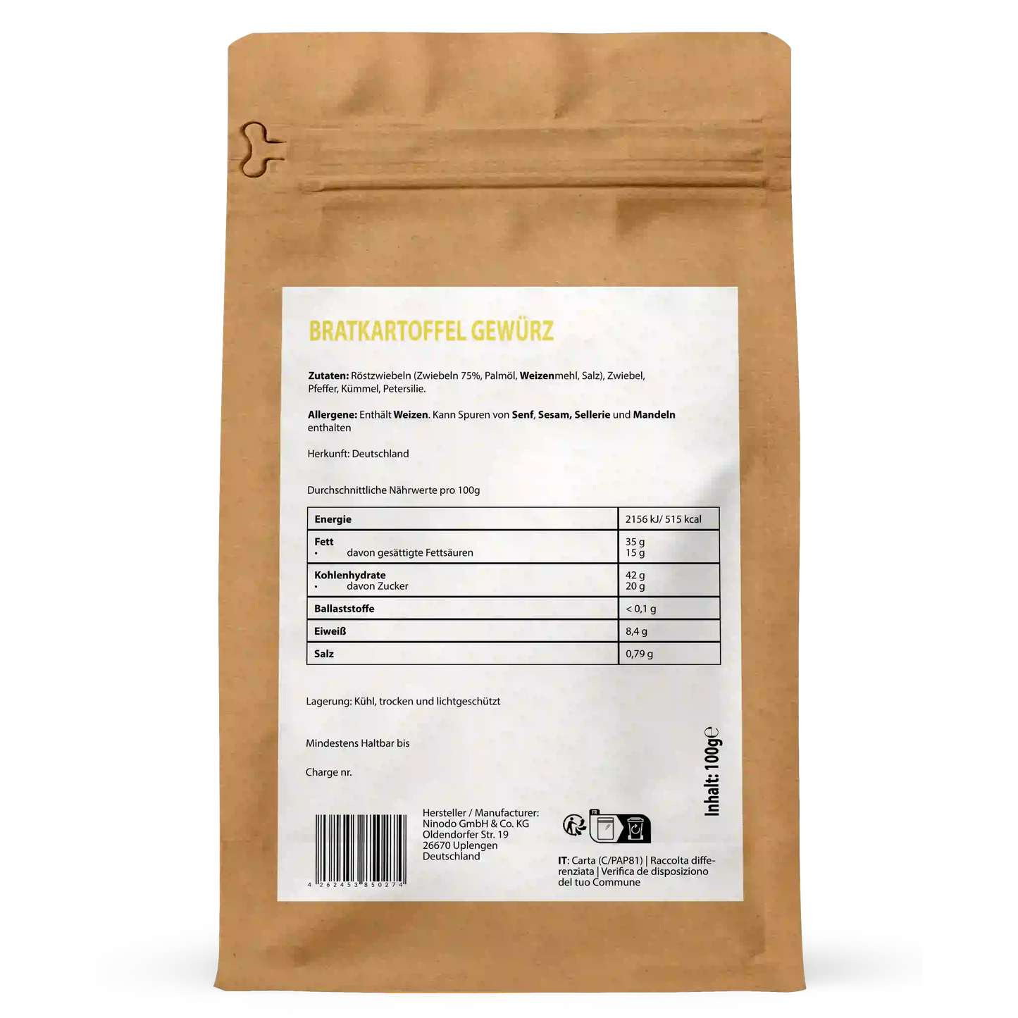 Bratkartoffel 100g