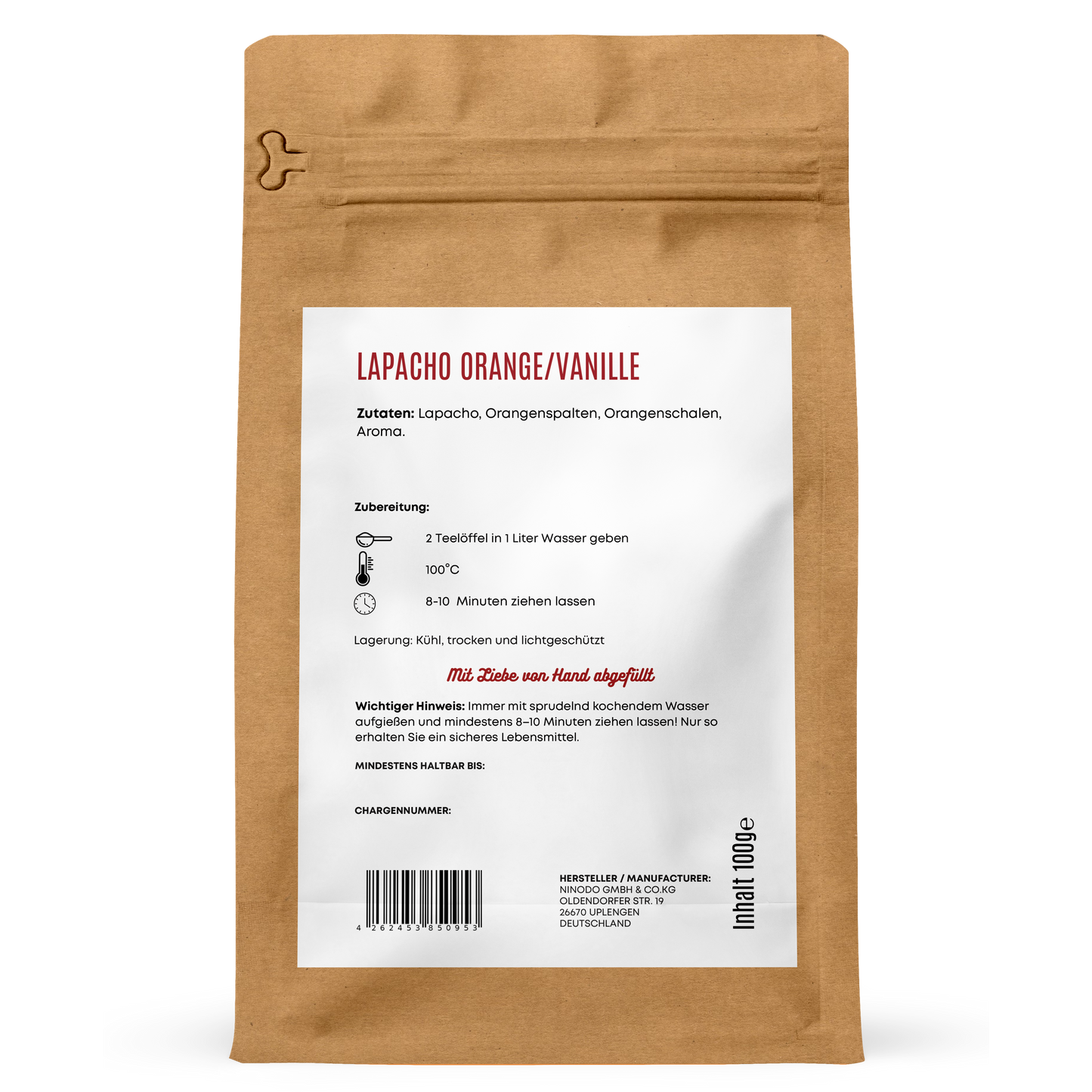 Lapacho Orange/Vanille