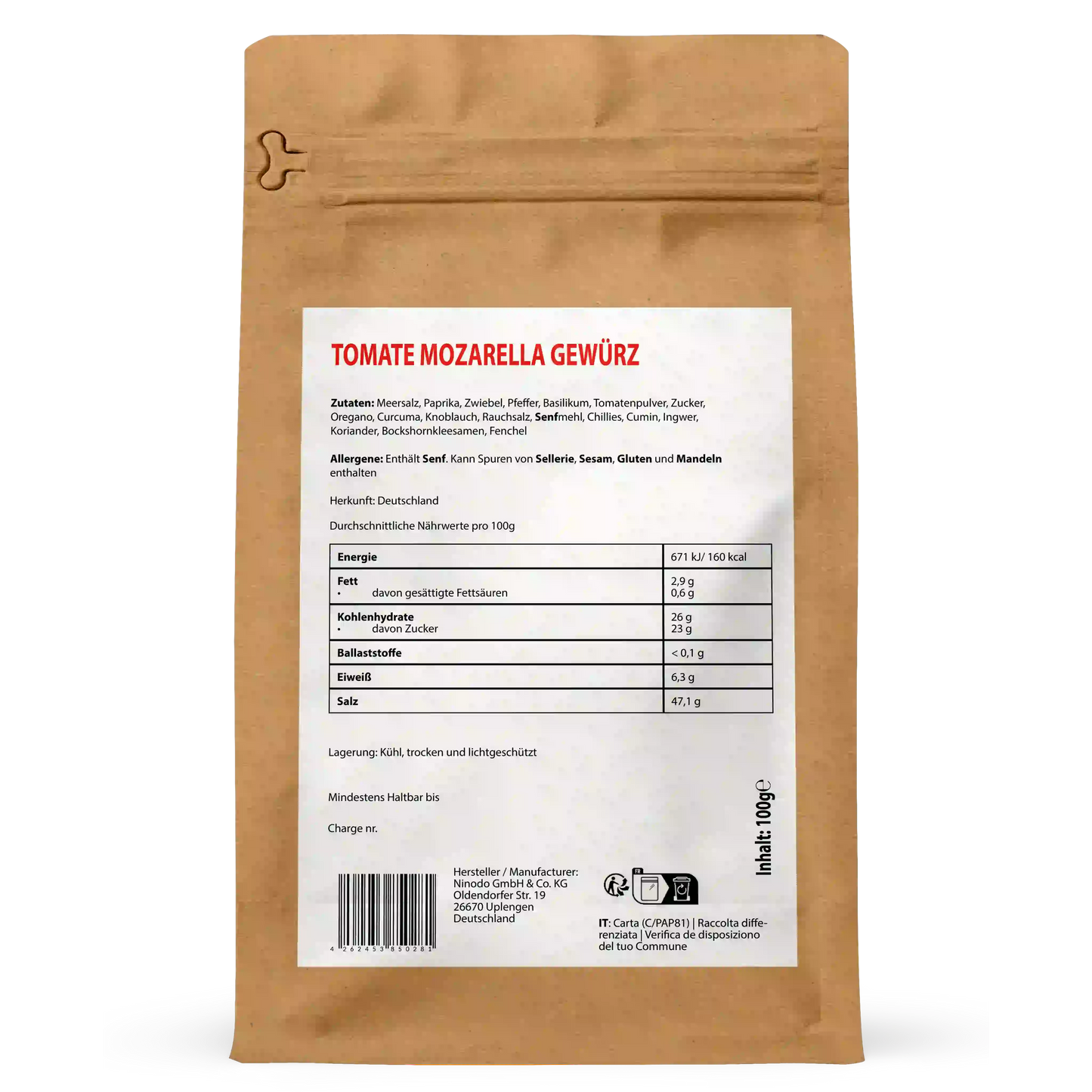 Tomate Mozarella 100g