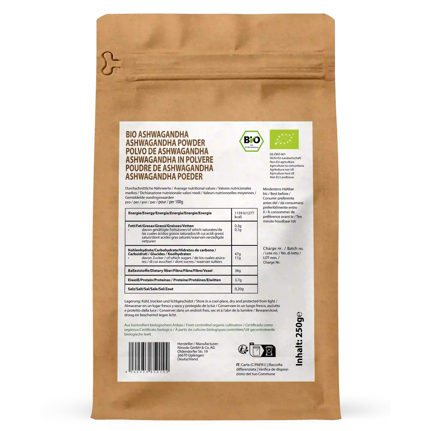 Bio Ashwagandha Pulver
