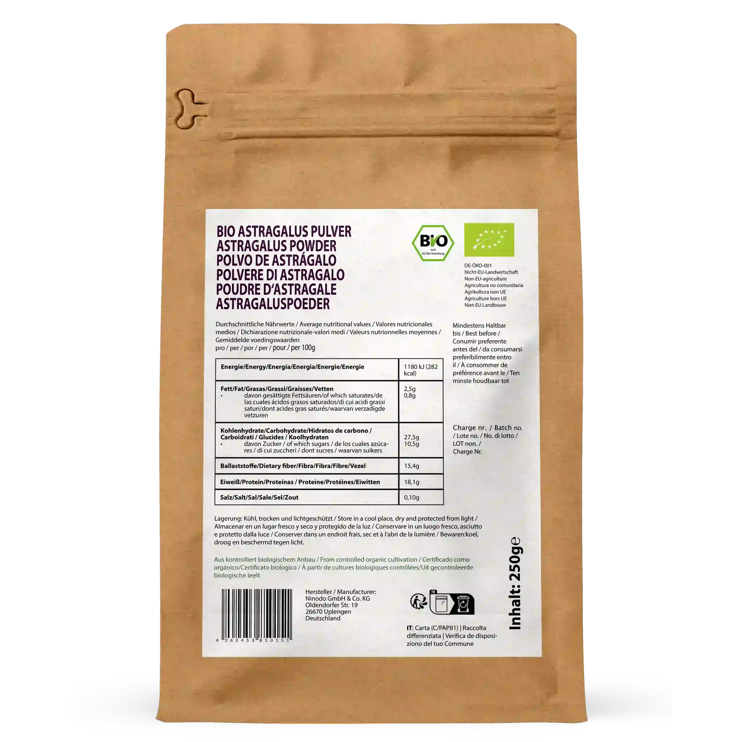 Bio Astragalus Pulver
