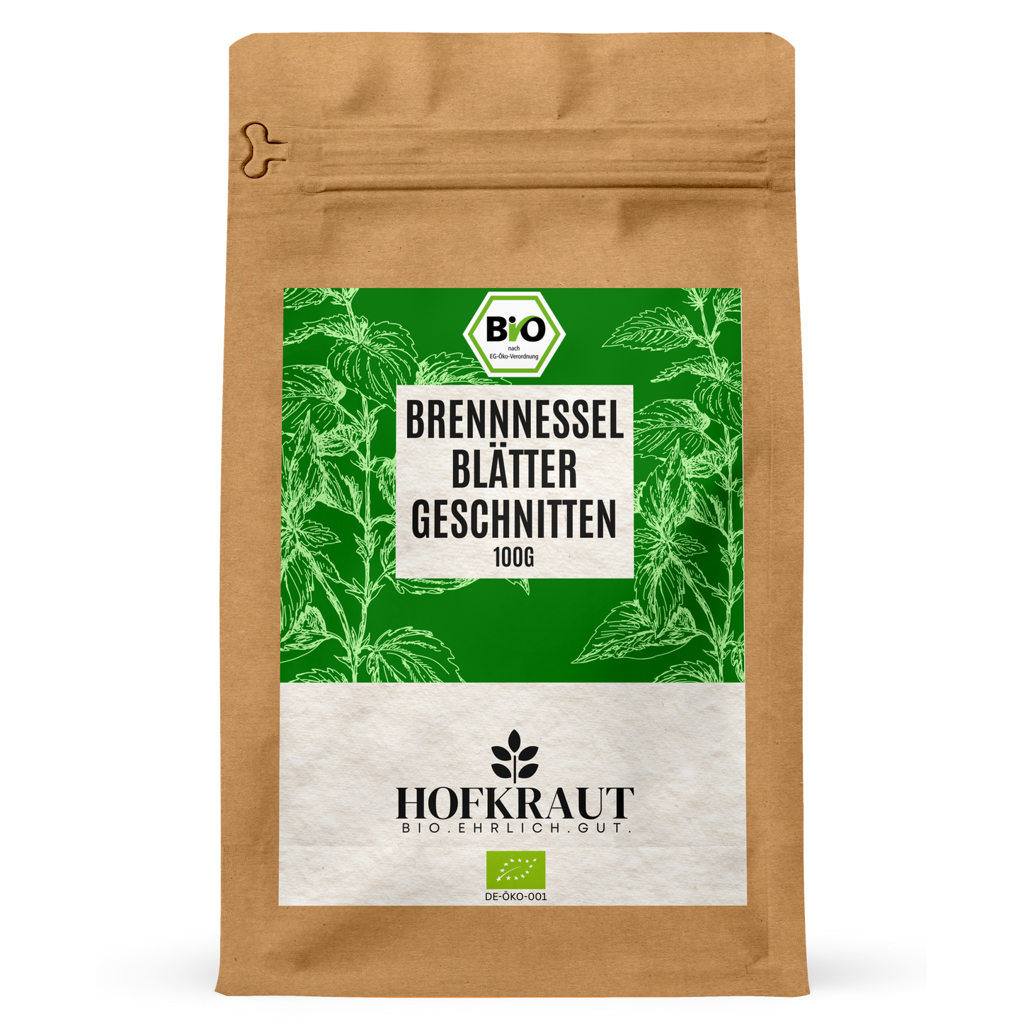 Bio Brennnesselblätter geschnitten
