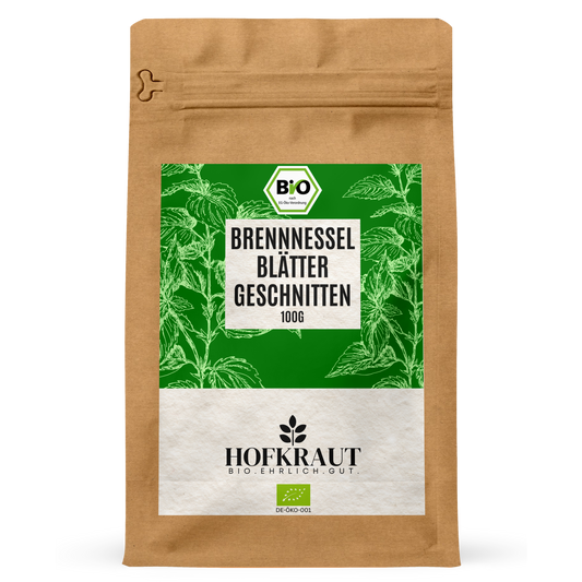 Bio Brennnesselblätter geschnitten