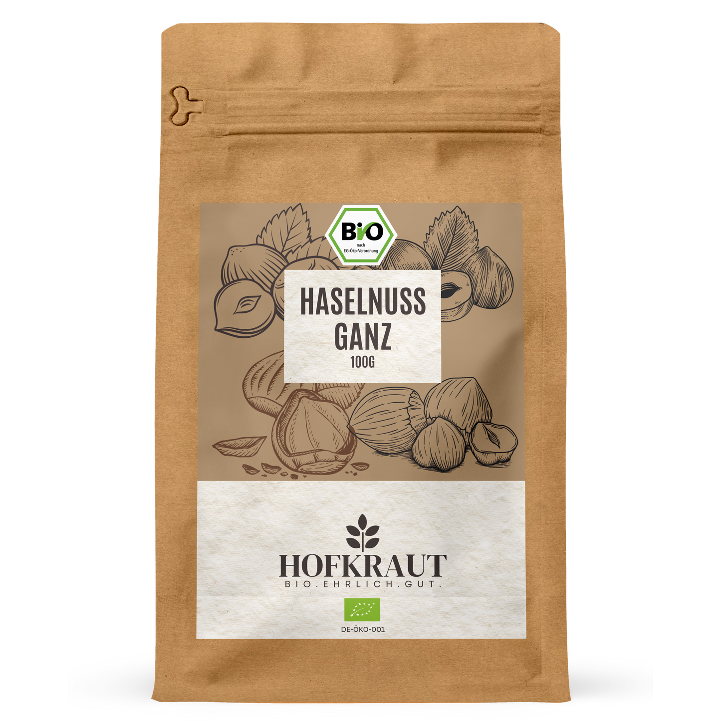 Bio Haselnuss ganz