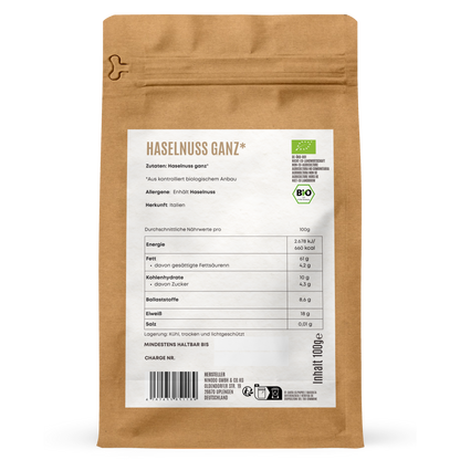 Bio Haselnuss ganz