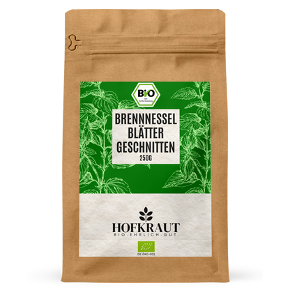 Bio Brennnesselblätter geschnitten