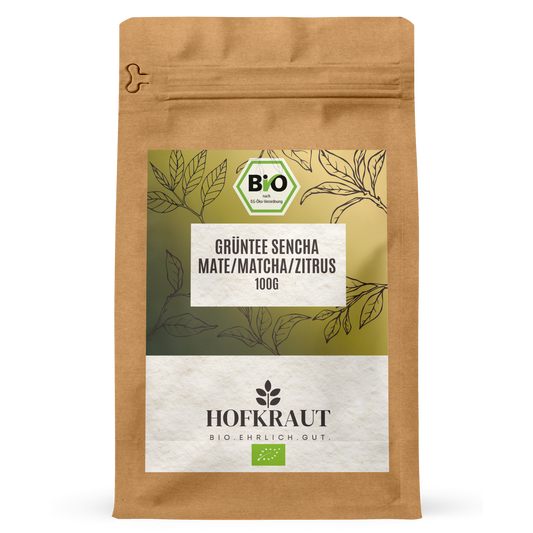Grüntee Sencha Mate/Matcha/Zitrus