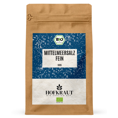 Bio Mittelmeer Salz Fein