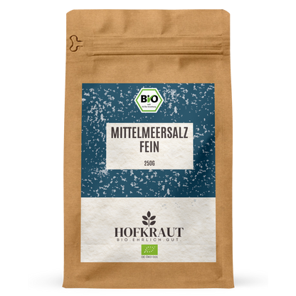 Bio Mittelmeer Salz Fein