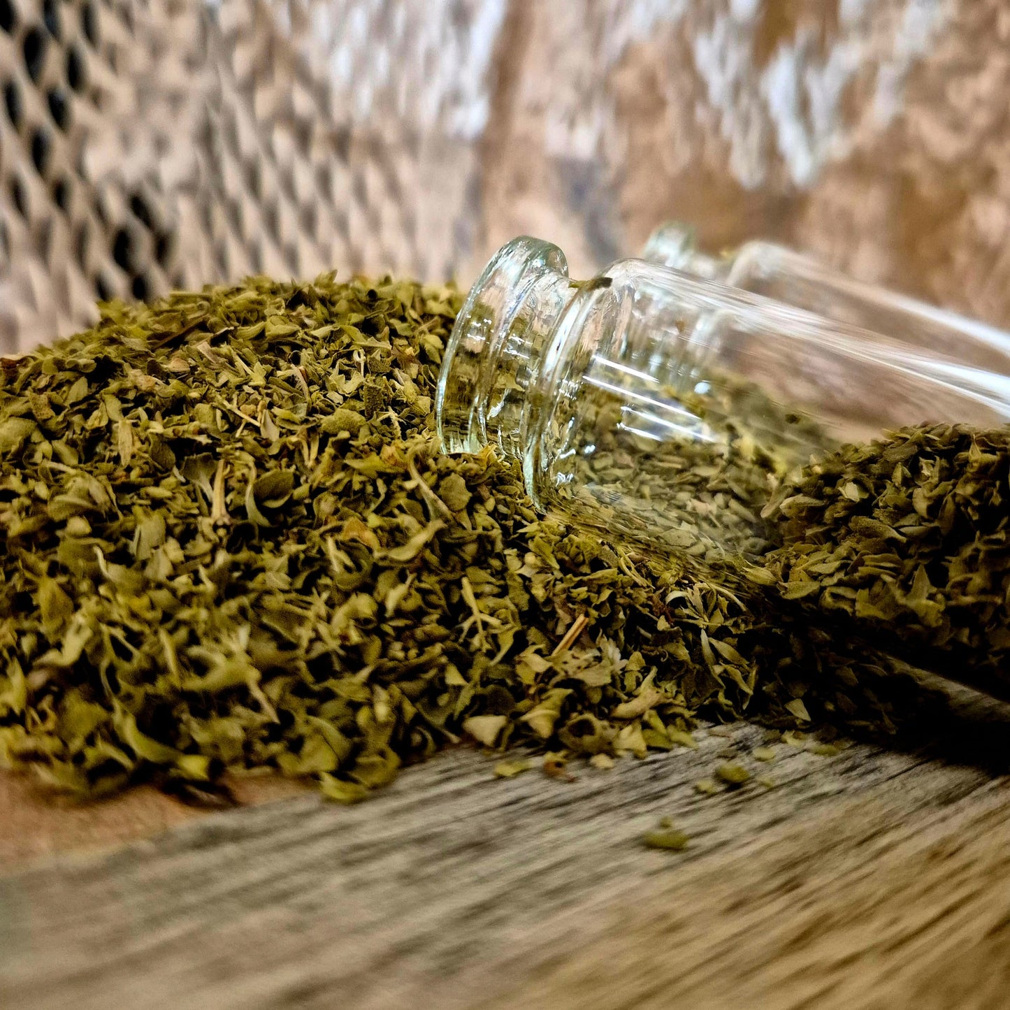 Bio Oregano geschnitten von Hofkraut in Nahaufnahme