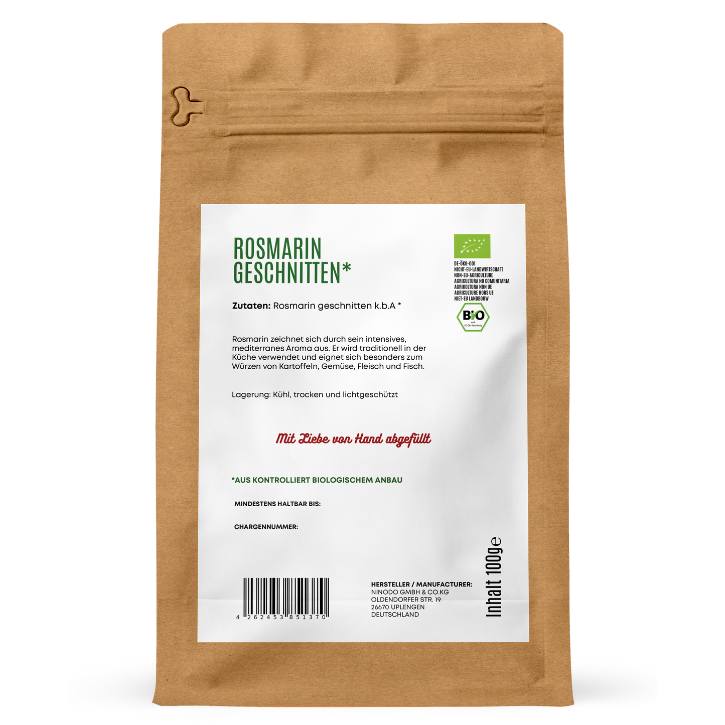 Bio Rosmarin geschnitten