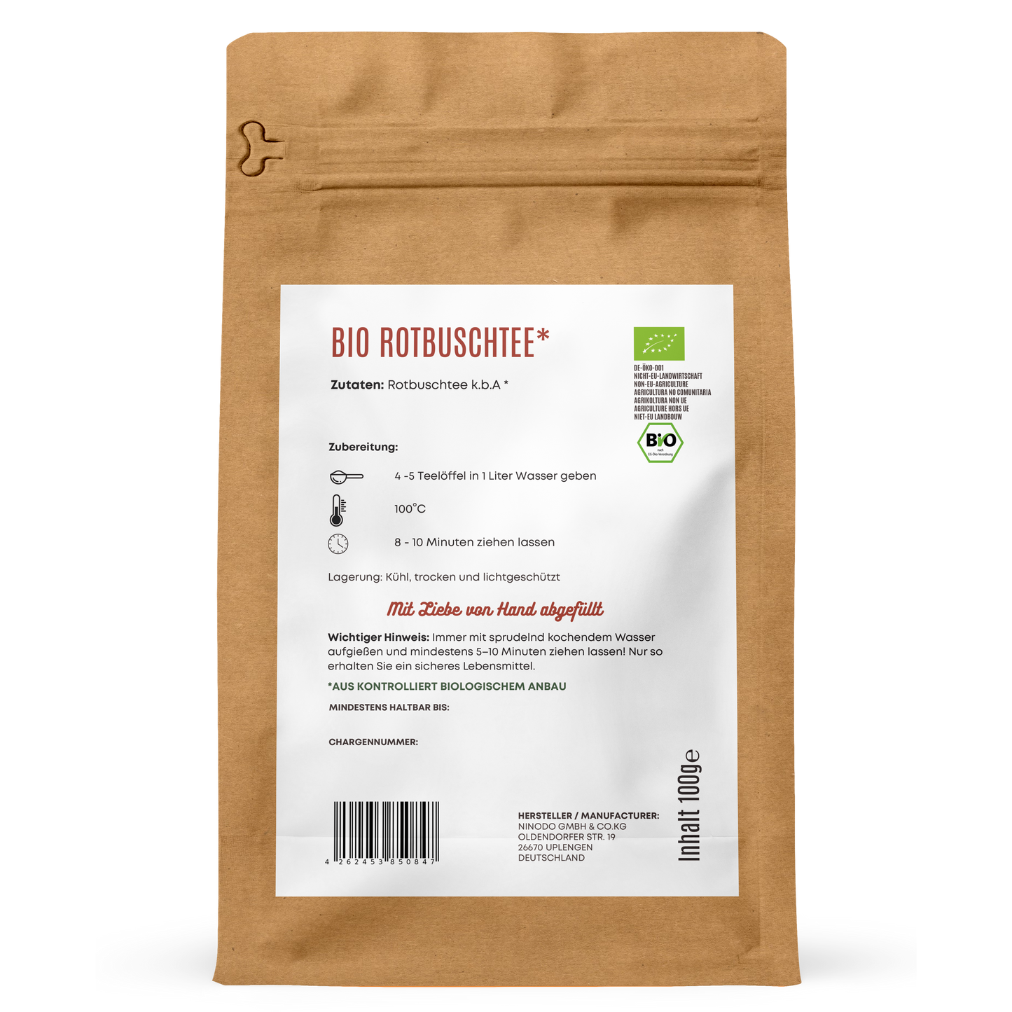 Bio Rotbuschtee Pur