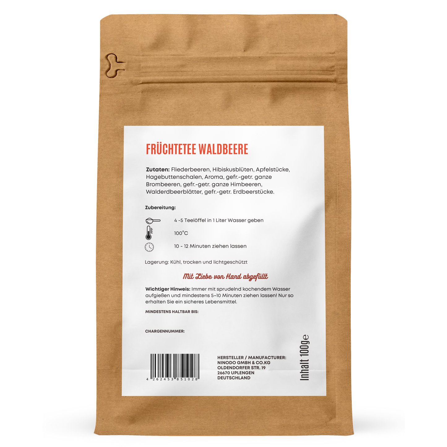 Früchtetee Waldbeere