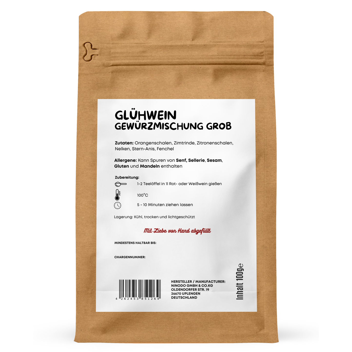 Glühweingewürzmischung Grob