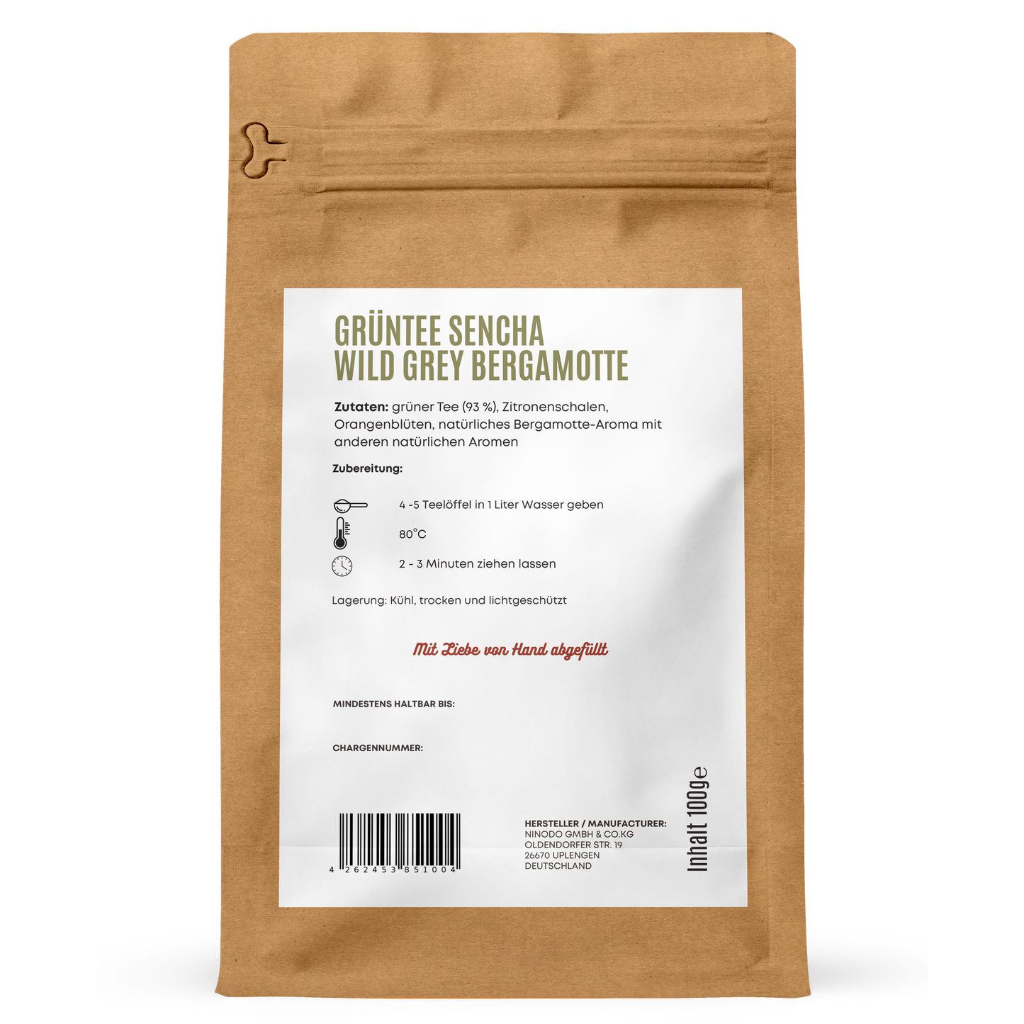 Grüntee Sencha Wild Grey Bergamotte