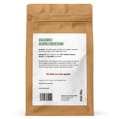 Guacamole Gewürzzubereitung