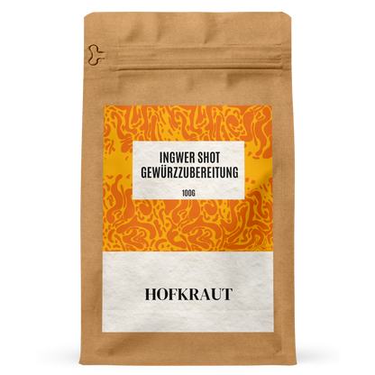 Ingwer Shot Gewürzzubereitung