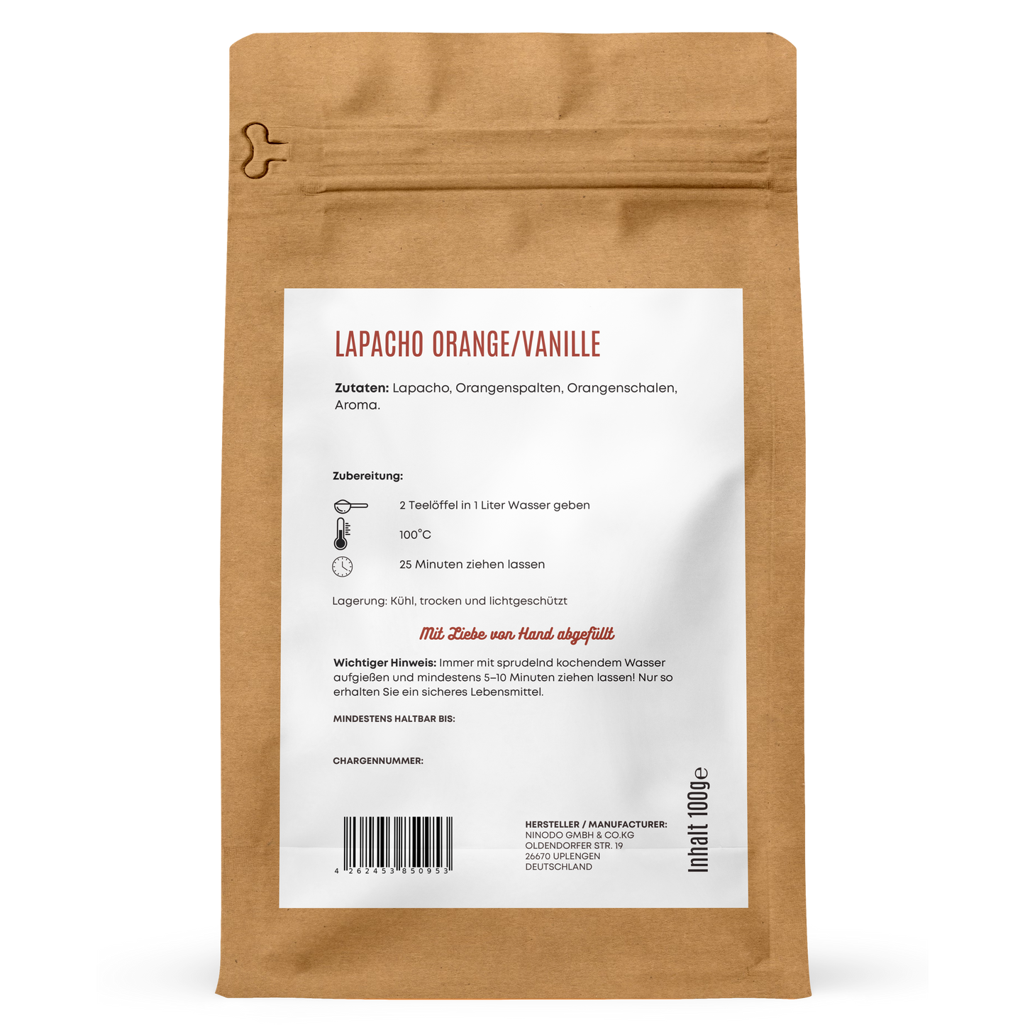 Lapacho Orange/Vanille