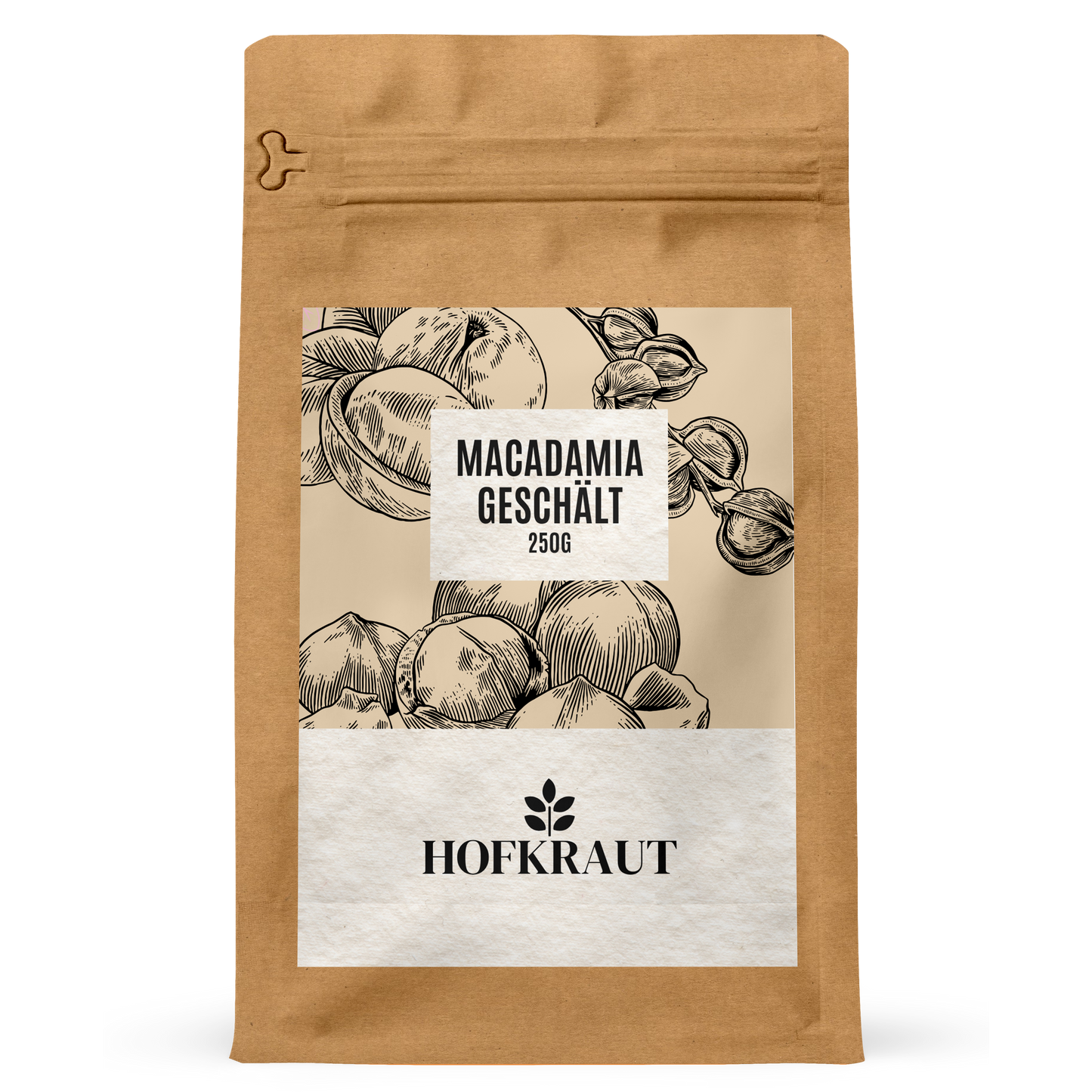 Macadamia geschält