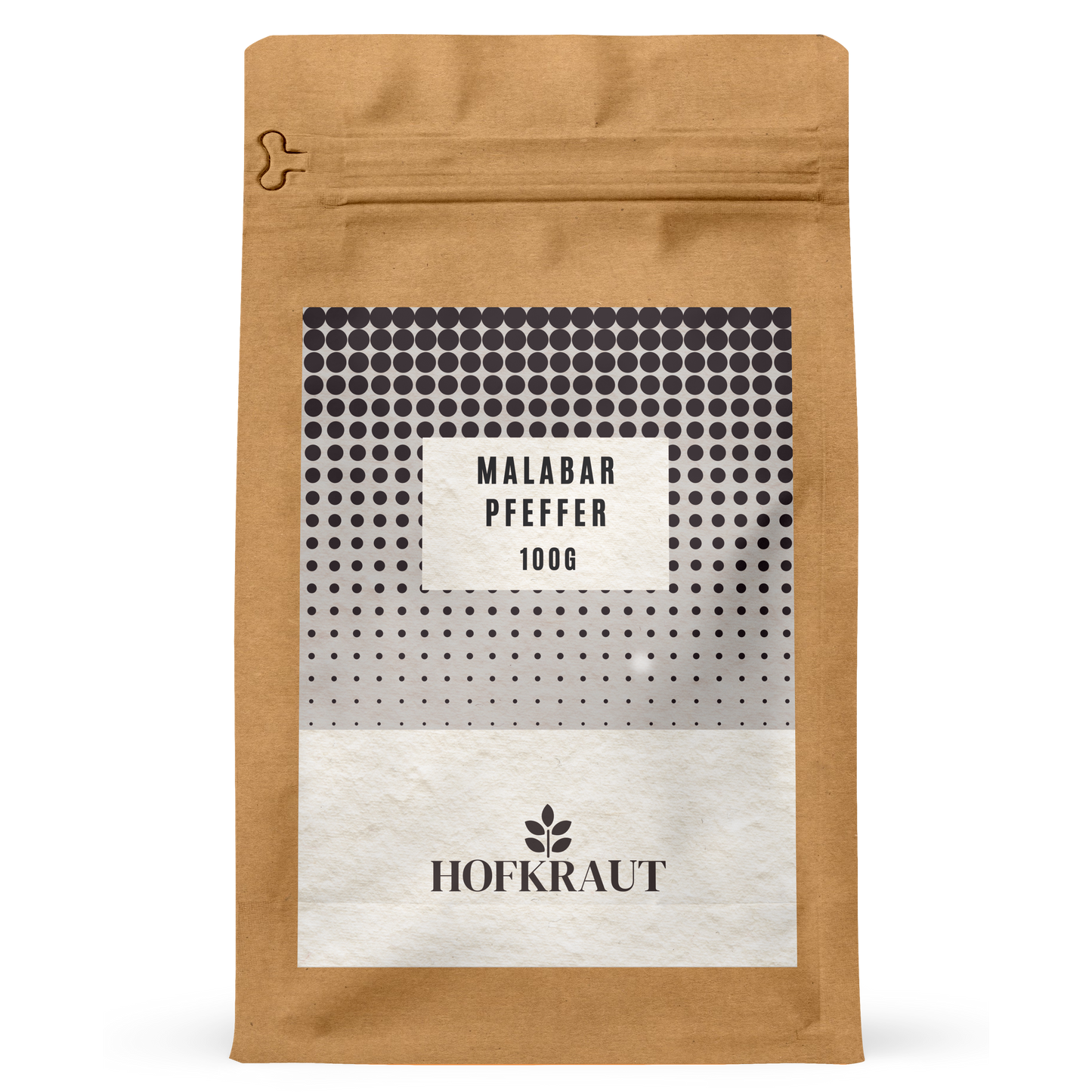 Hofkraut Malabar Pfeffer ganz 100g in wiederverschließbarem Kraftbeutel