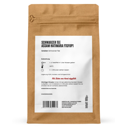 Schwarzer Tee Assam Hatimara FTGFOP1