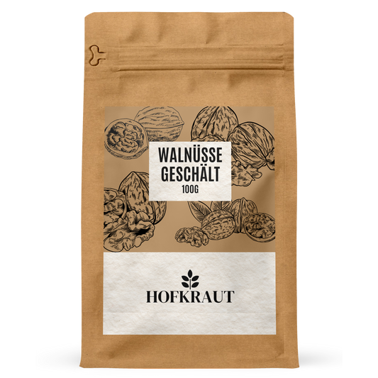 Walnüsse geschält