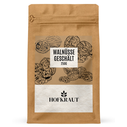 Walnüsse geschält